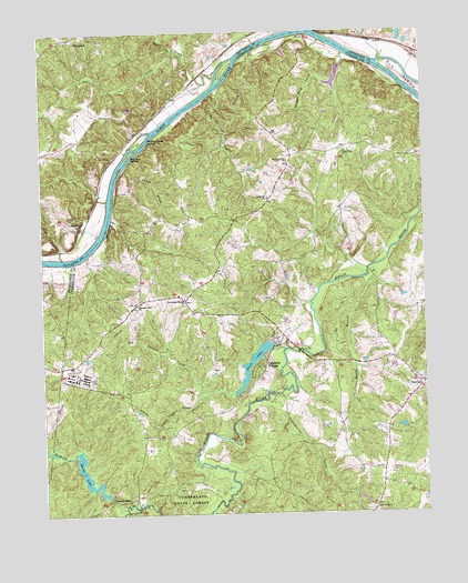 Lakeside Village, VA USGS Topographic Map