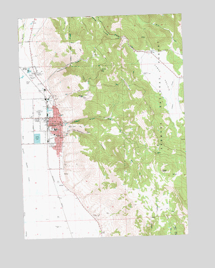 Lakeview, OR USGS Topographic Map