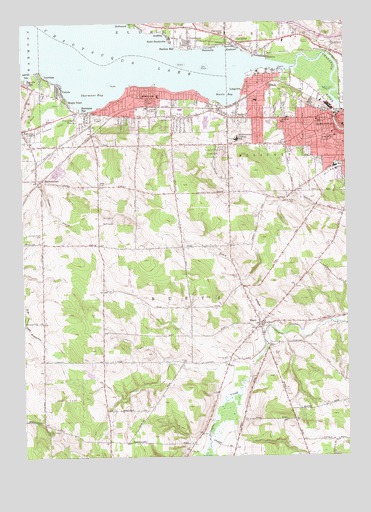 Lakewood, NY USGS Topographic Map