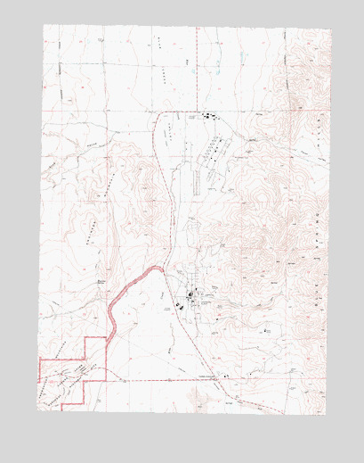 Lampo Junction, UT USGS Topographic Map