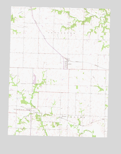 Lancaster, KS USGS Topographic Map