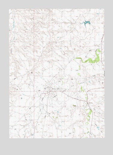 Lance Creek, WY USGS Topographic Map