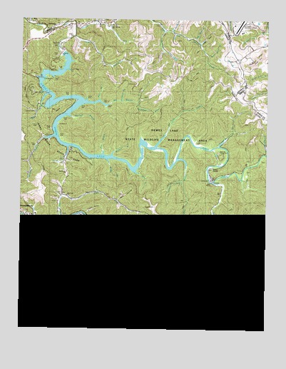Lancer, KY USGS Topographic Map