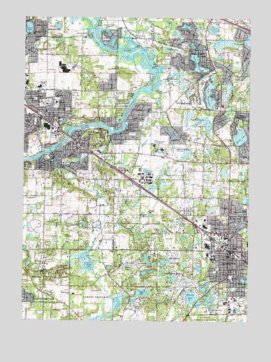 Barrington, IL USGS Topographic Map