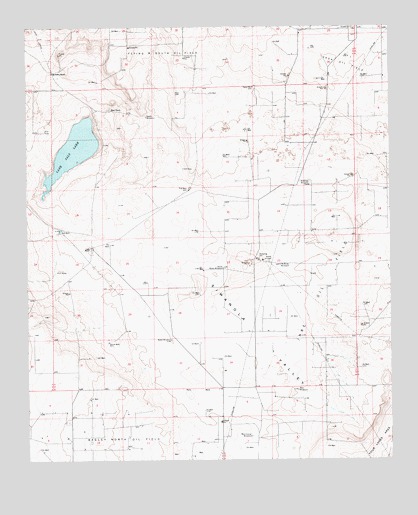 Lane Salt Lake, NM USGS Topographic Map