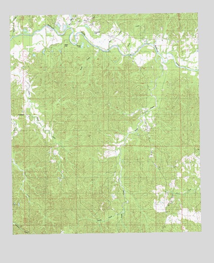 Laneheart, MS USGS Topographic Map
