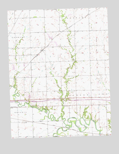 Lang, KS USGS Topographic Map