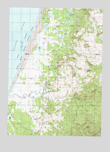 Langlois, OR USGS Topographic Map