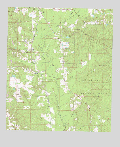 Lanham, MS USGS Topographic Map