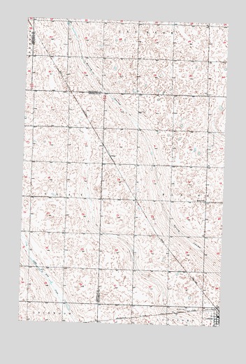 Lansford NW, ND USGS Topographic Map
