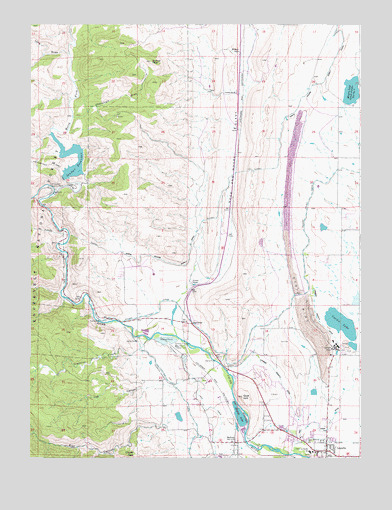 Laporte, CO USGS Topographic Map