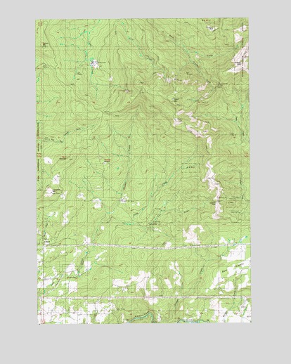 Larch Mountain, WA USGS Topographic Map