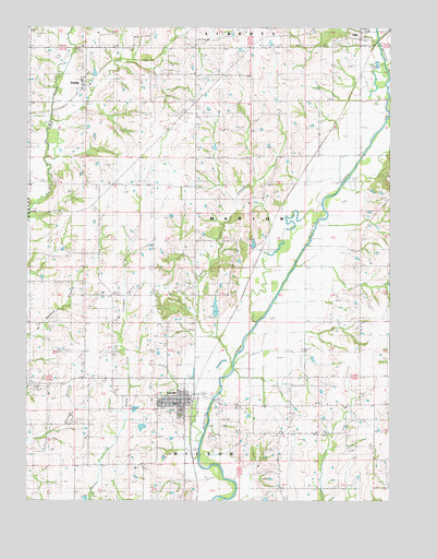 Laredo, MO USGS Topographic Map