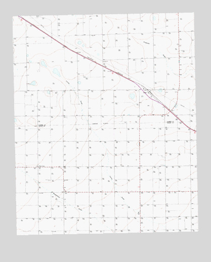 Lariat, TX USGS Topographic Map