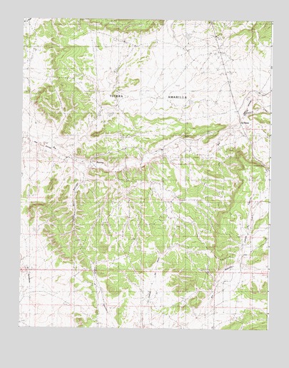 Las Nutrias, NM USGS Topographic Map
