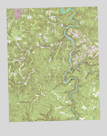 Barthell, KY USGS Topographic Map