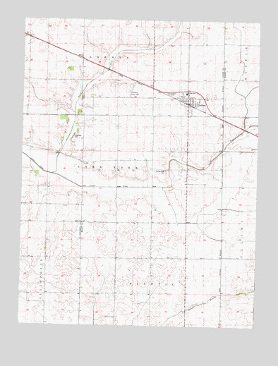 Latham, IL USGS Topographic Map