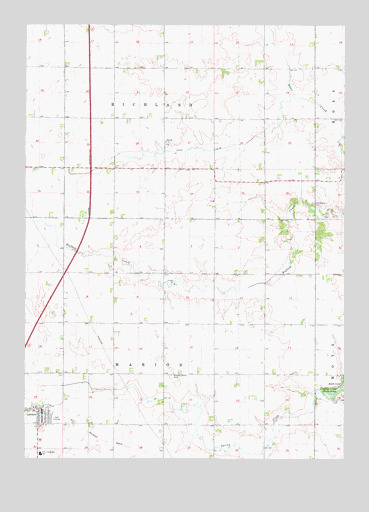Latimer, IA USGS Topographic Map