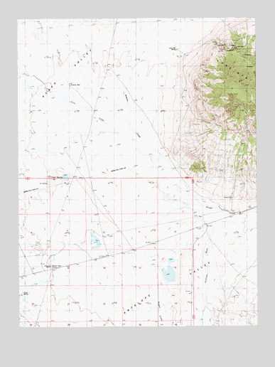 Bartine Ranch, NV USGS Topographic Map