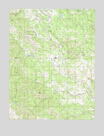 Laughlin Range, CA USGS Topographic Map