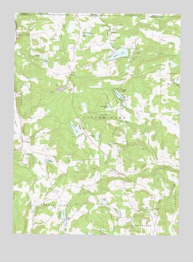 Laurel Lake, PA USGS Topographic Map
