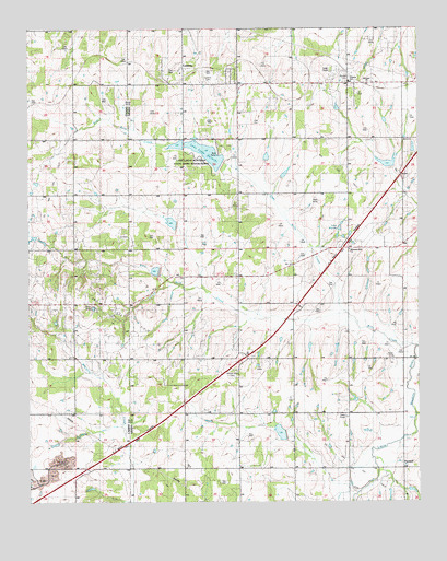 Laverty, OK USGS Topographic Map