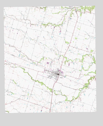 Bartlett, TX USGS Topographic Map
