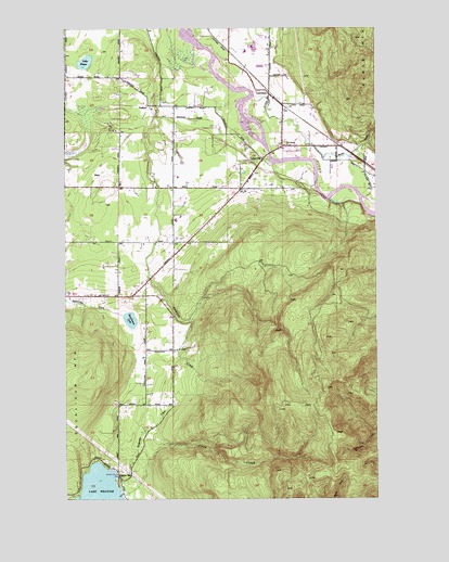 Lawrence, WA USGS Topographic Map