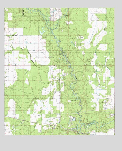 Le Blanc, LA USGS Topographic Map