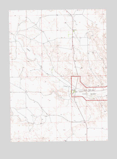 Agate, NE USGS Topographic Map