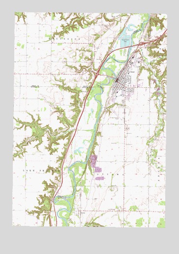Le Sueur, MN USGS Topographic Map
