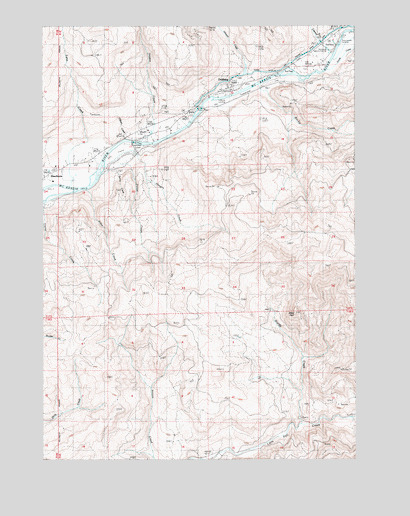 Leaburg, OR USGS Topographic Map