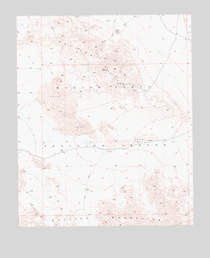 Lead Mountain, CA USGS Topographic Map