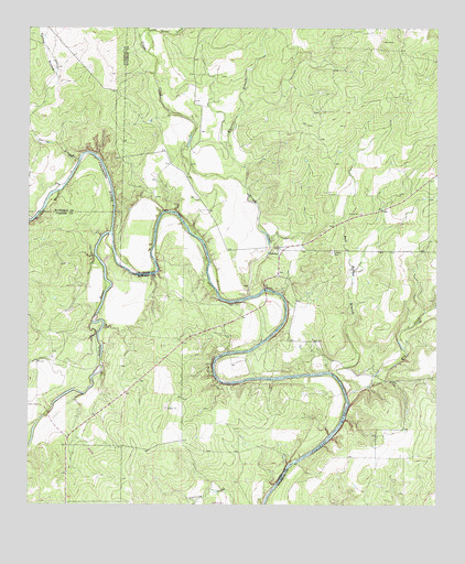 Leaday, TX USGS Topographic Map