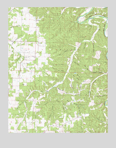 Leadmine, MO USGS Topographic Map