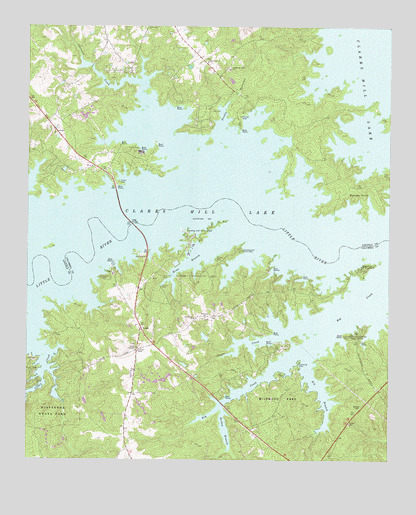 Leah, GA USGS Topographic Map