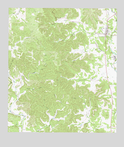 Leakey, TX USGS Topographic Map