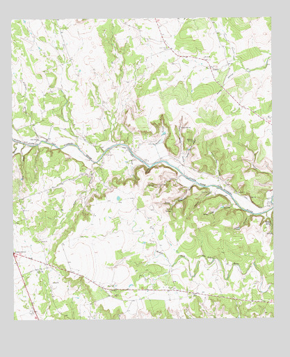Leander NE, TX USGS Topographic Map