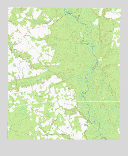 Leefield, GA USGS Topographic Map