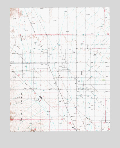 Leeland, NV USGS Topographic Map