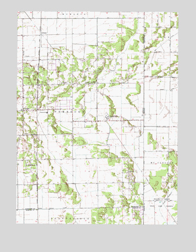 Leesville, IL USGS Topographic Map