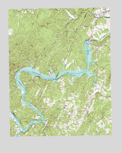 Leesville, VA USGS Topographic Map