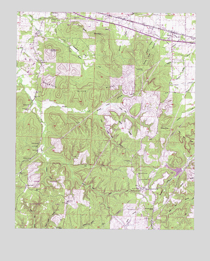 Barton, AL USGS Topographic Map