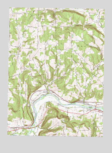 Barton, NY USGS Topographic Map
