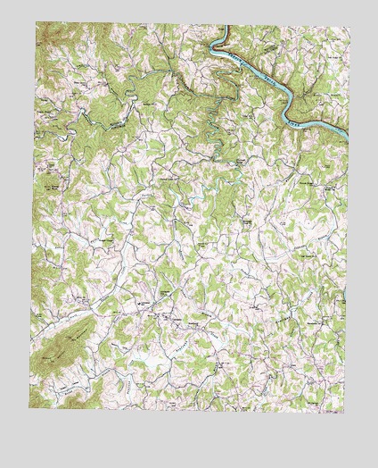 Leicester, NC USGS Topographic Map