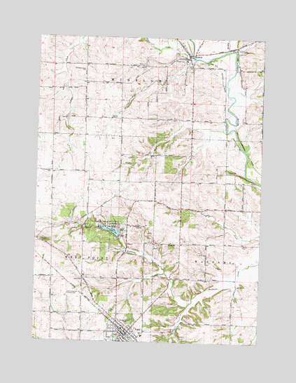 Lena, IL USGS Topographic Map