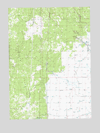 Lenz, OR USGS Topographic Map