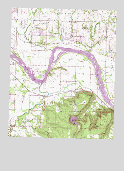 Leonard, OK USGS Topographic Map