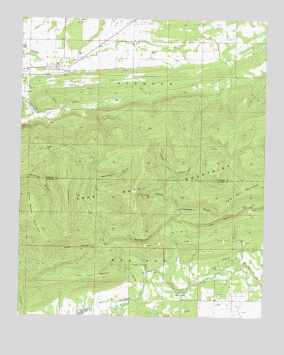 Lequire, OK USGS Topographic Map