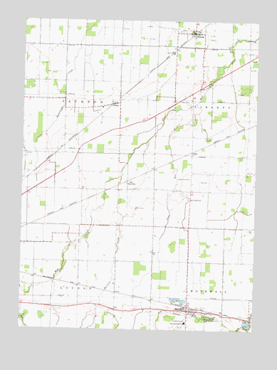 Bascom, OH USGS Topographic Map